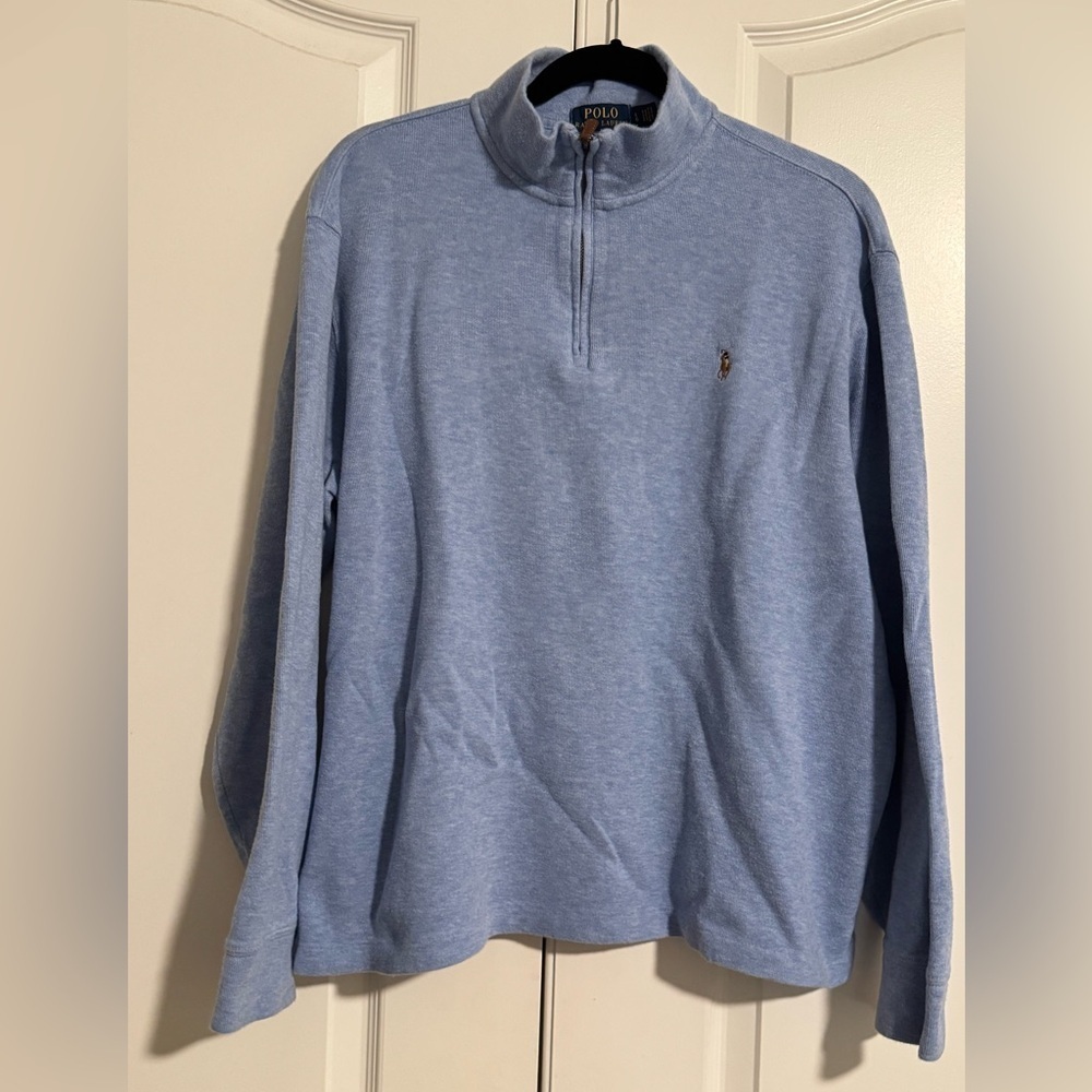 Polo Ralph Lauren Jersey Rib Quarter Zip Pullover